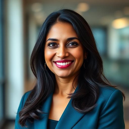Portrait of Mira Sundaram, Head of Cost Review & Compliance